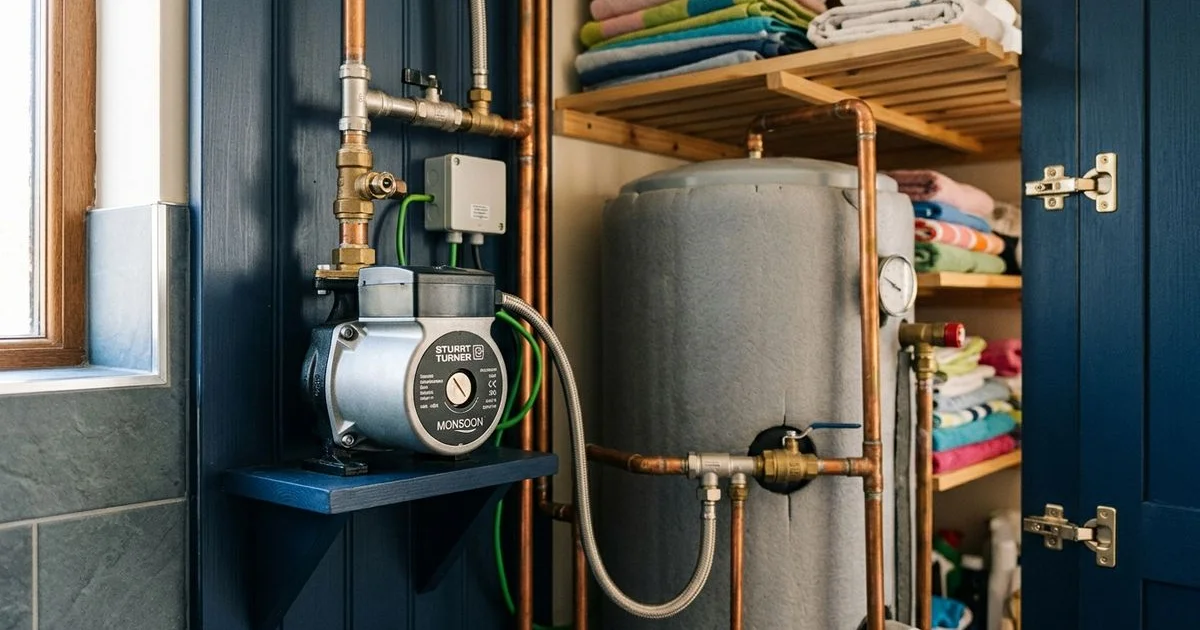 Shower & Booster Pump Installation